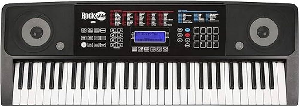 RockJam 61 Key Keyboard Piano with Touch Display and Accessories
